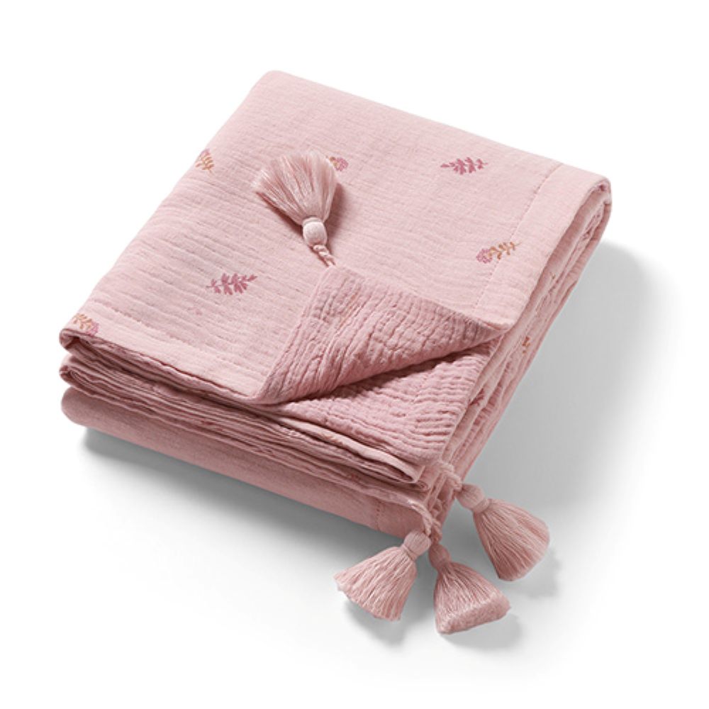 BabyOno Muslim pamučna dekica 75x100 cm, roza
