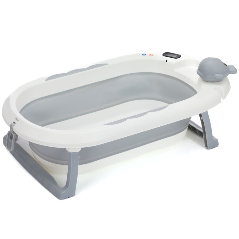 Fillikid sklopiva kadica Beluga s termometrom, white-grey