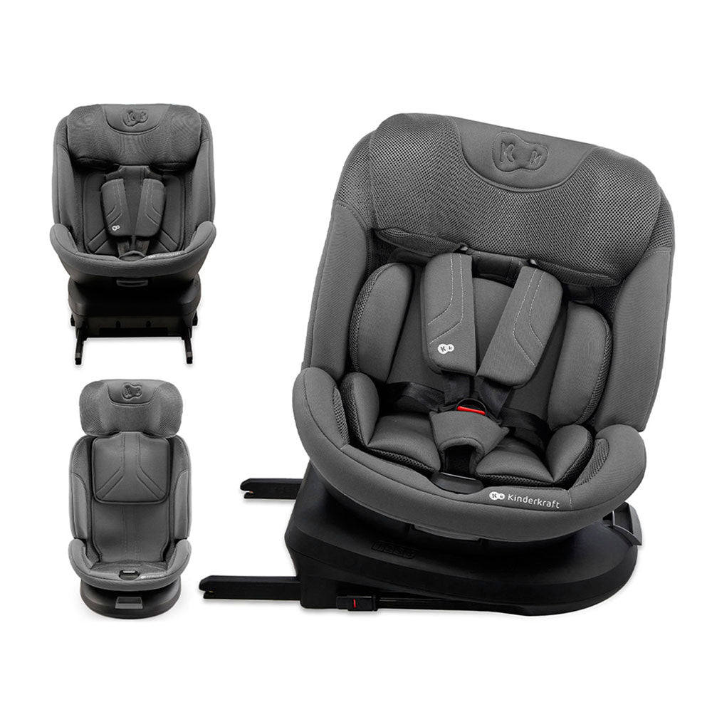 Kinderkraft autosjedalica XPEDITION 3 i-Size 0-36 kg (40-150 cm) 360, Grey