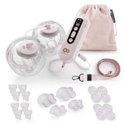 Kinderkraft Dvostruka električna izdajalica GENTLEFLOW, pink