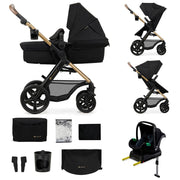Kinderkraft Kolica Moov 2 4u1 MINK PRO, Pure Black