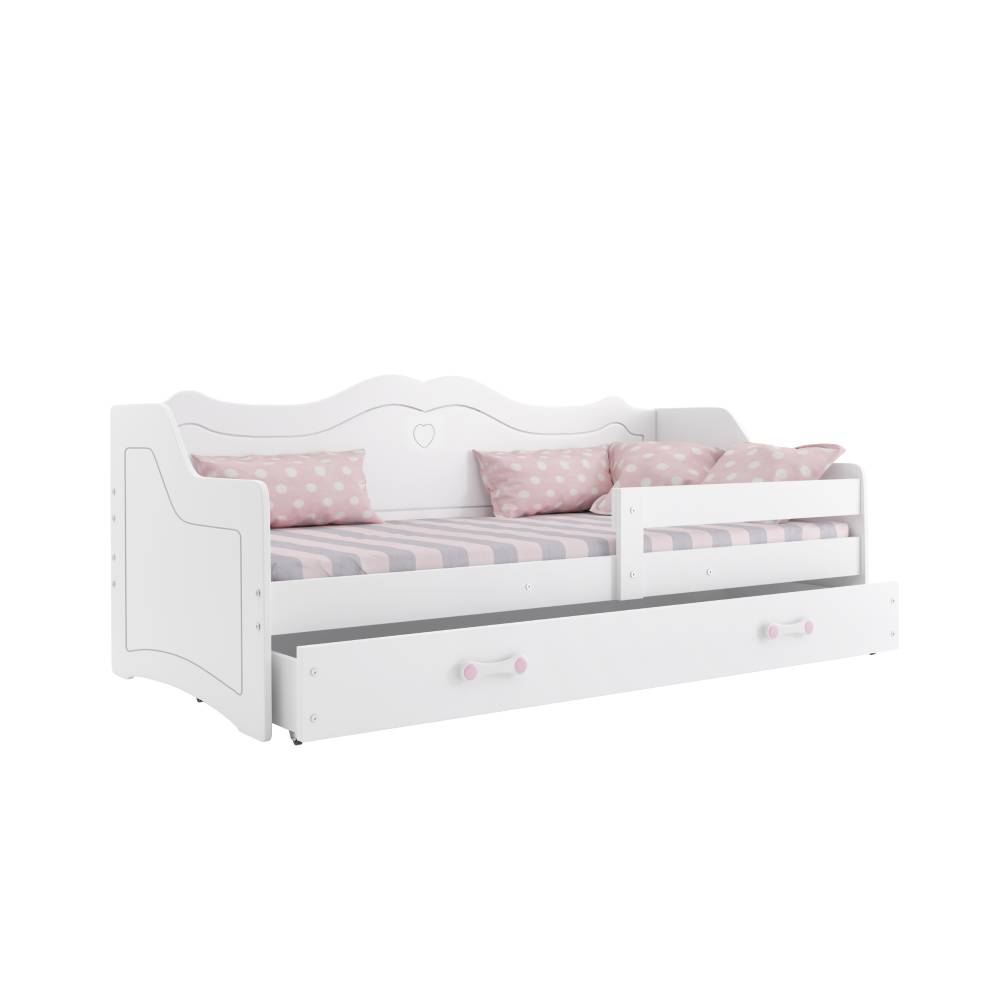 Krevet BMS Julia + ladica, BIA 160x80 bijela