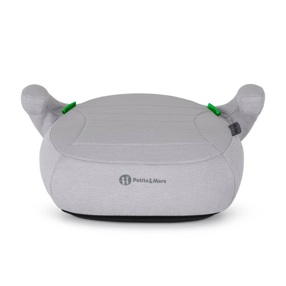 PETITE&amp;MARS booster autosjedalica Zuno (125-150 cm) bez Isofix-a, Gentle Grey