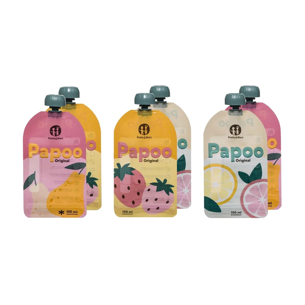 PETITE&MARS Papoo Original vrećice za kašice 6 kom