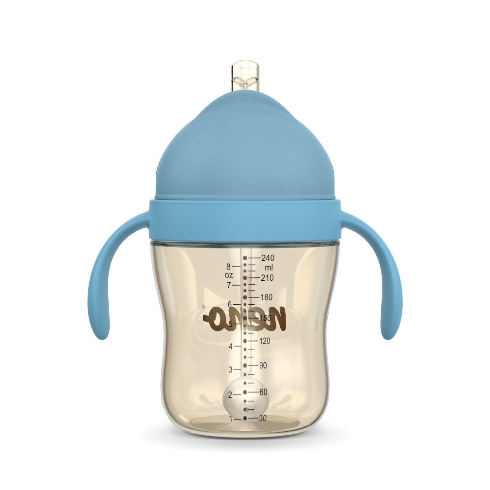 NENO BEBESITO bočica sa slamkom 240 ml, plava