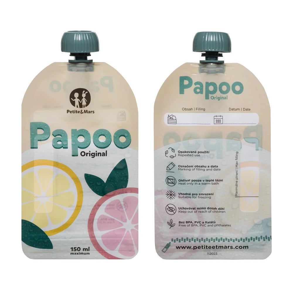 PETITE&MARS Papoo Original vrećice za kašice 6 kom