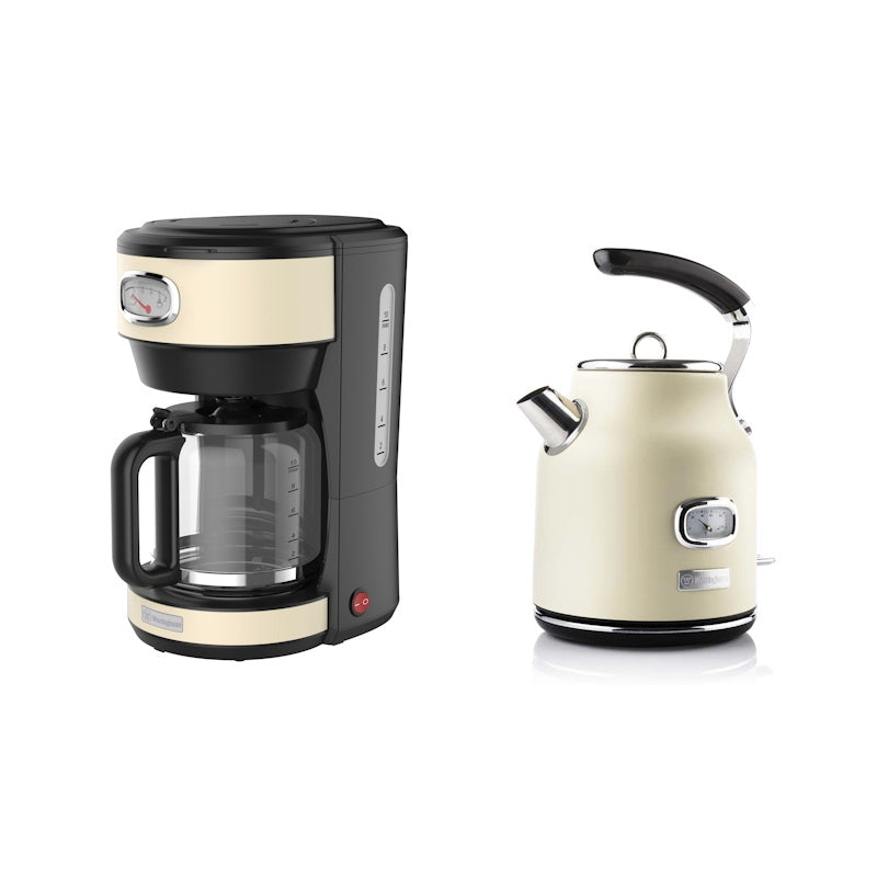 Westinghouse Retro White coffee set