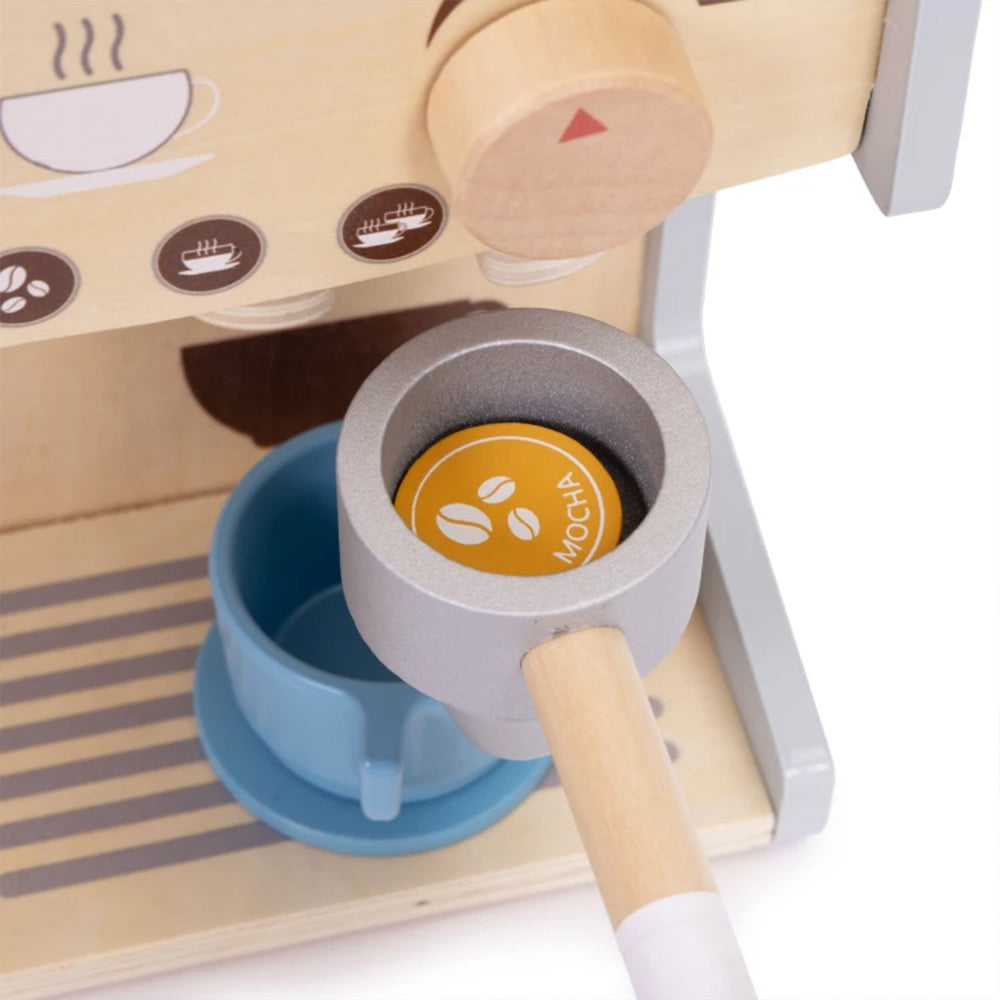 Ecotoys Drveni aparat za kavu 2u1