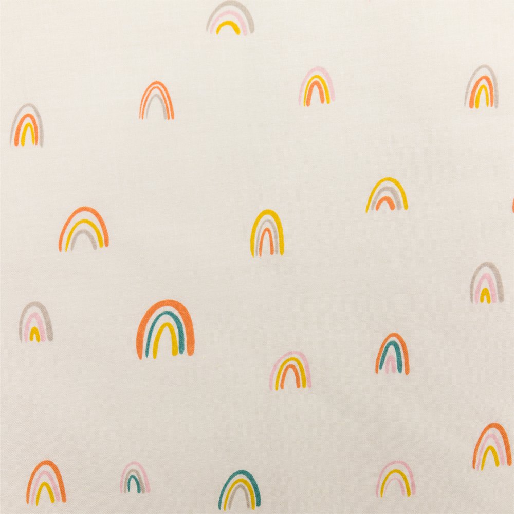 Fillikid navlaka za posteljinu 2 dijela 100x140 cm Rainbows beige