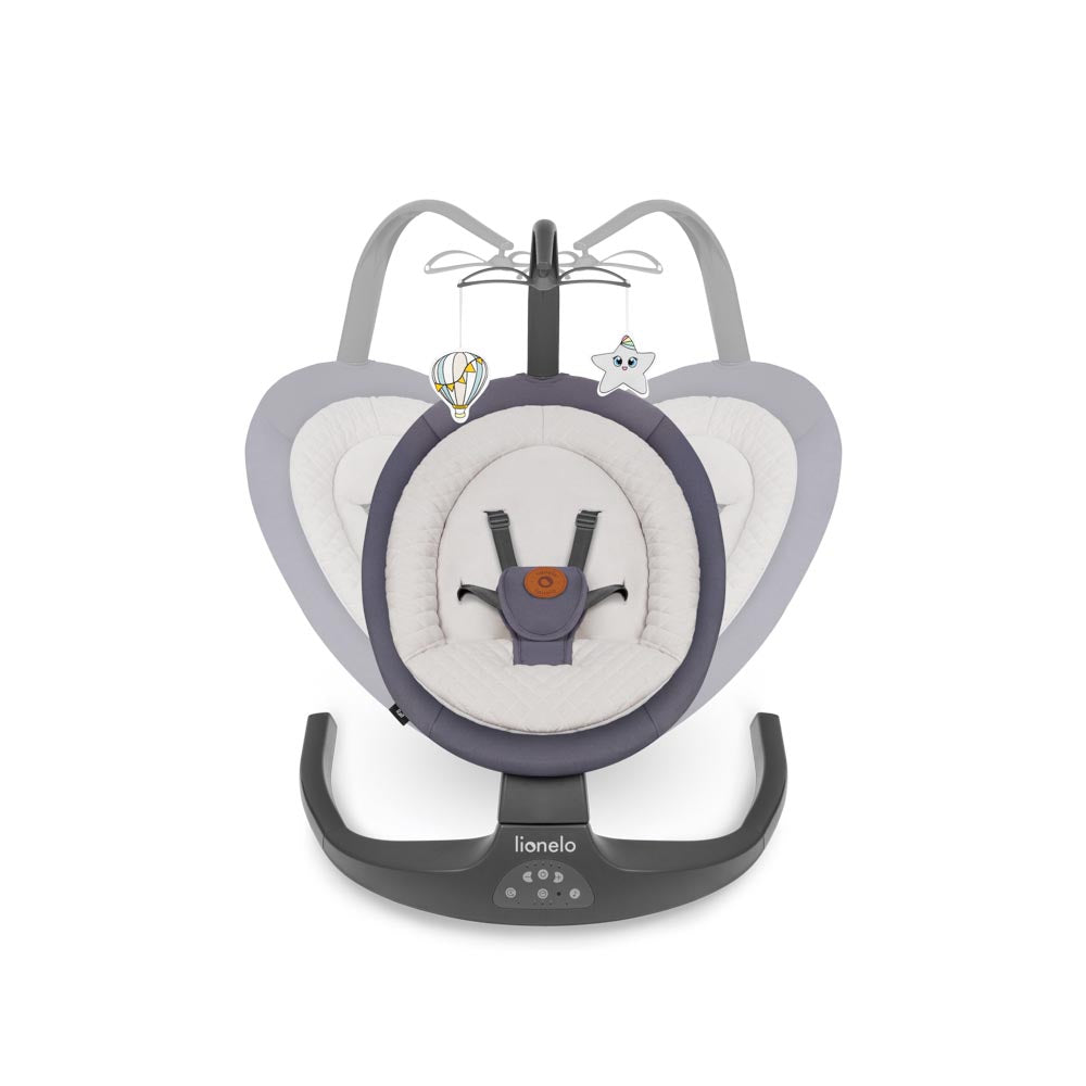 Lionelo električna ljuljačka 2u1 Ralf, Grey Graphite