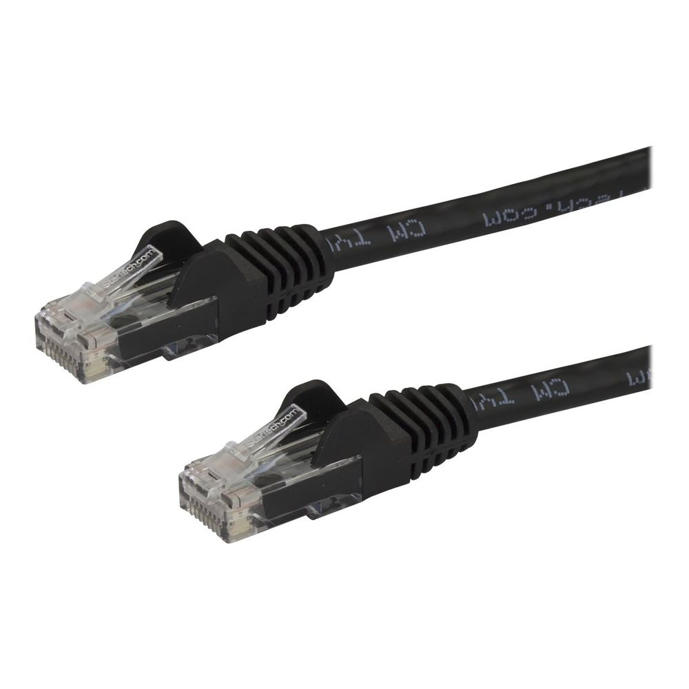 StarTech.com N6PATC50CMBK kabel za umrežavanje Crno 0,5 m Cat6 U/UTP (UTP)