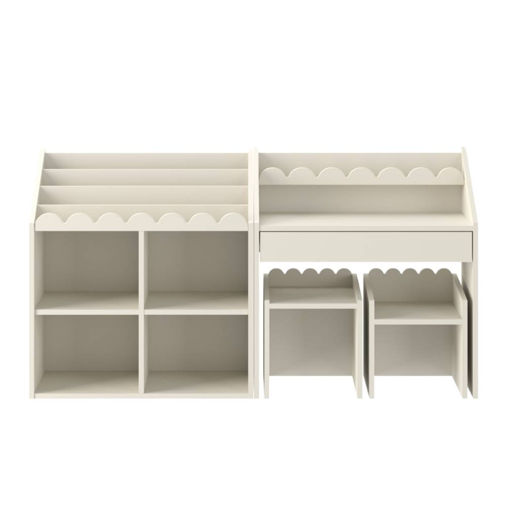 Bellamy Book Nook Montessori stol, latte