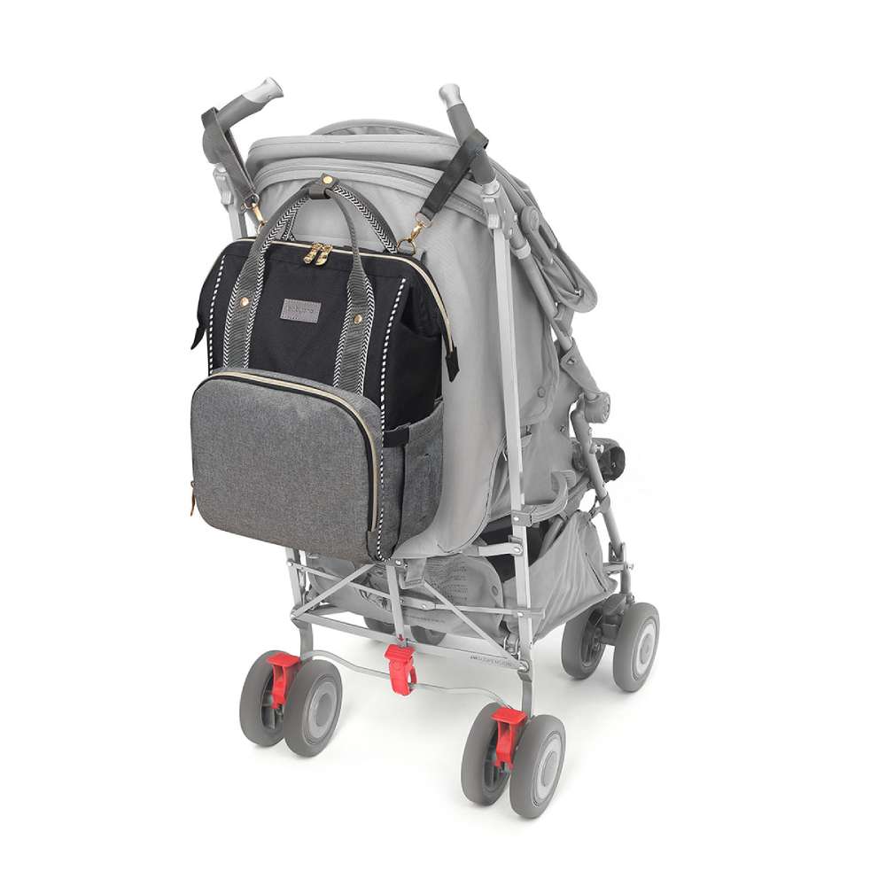 BabyOno Oslo Style ruksak za mame, crni