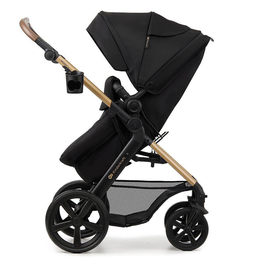 Kinderkraft Kolica Moov 2 4u1 MINK PRO, Pure Black
