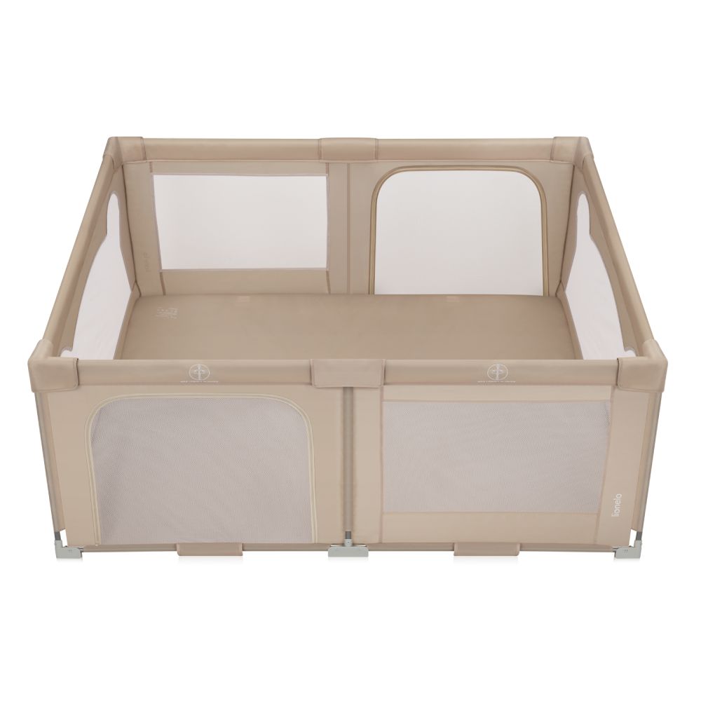 Lionelo dječja igraonica/vrtić Florence Easy Fold 151x185x76,5 cm, Beige Sand