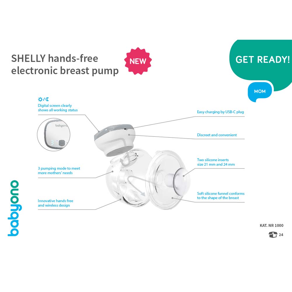 BabyOno Električna izdajalica Shelly, hands free