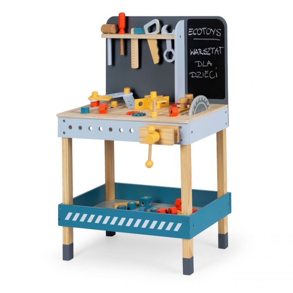 Ecotoys Stol za igru Mali Majstor od 47 elementa
