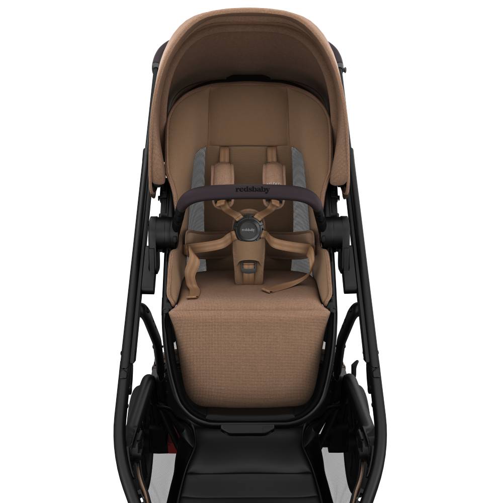 REDSBABY NUVO 2 Twin dječja kolica za blizance 2u1, Mocha