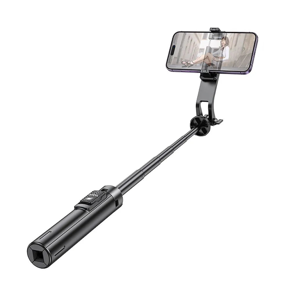 HOCO selfie stick s bežičnim daljinskim upravljačem i stativom K21 crni