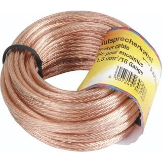 Hama 00205142 audio kabel 10 m Prozirno