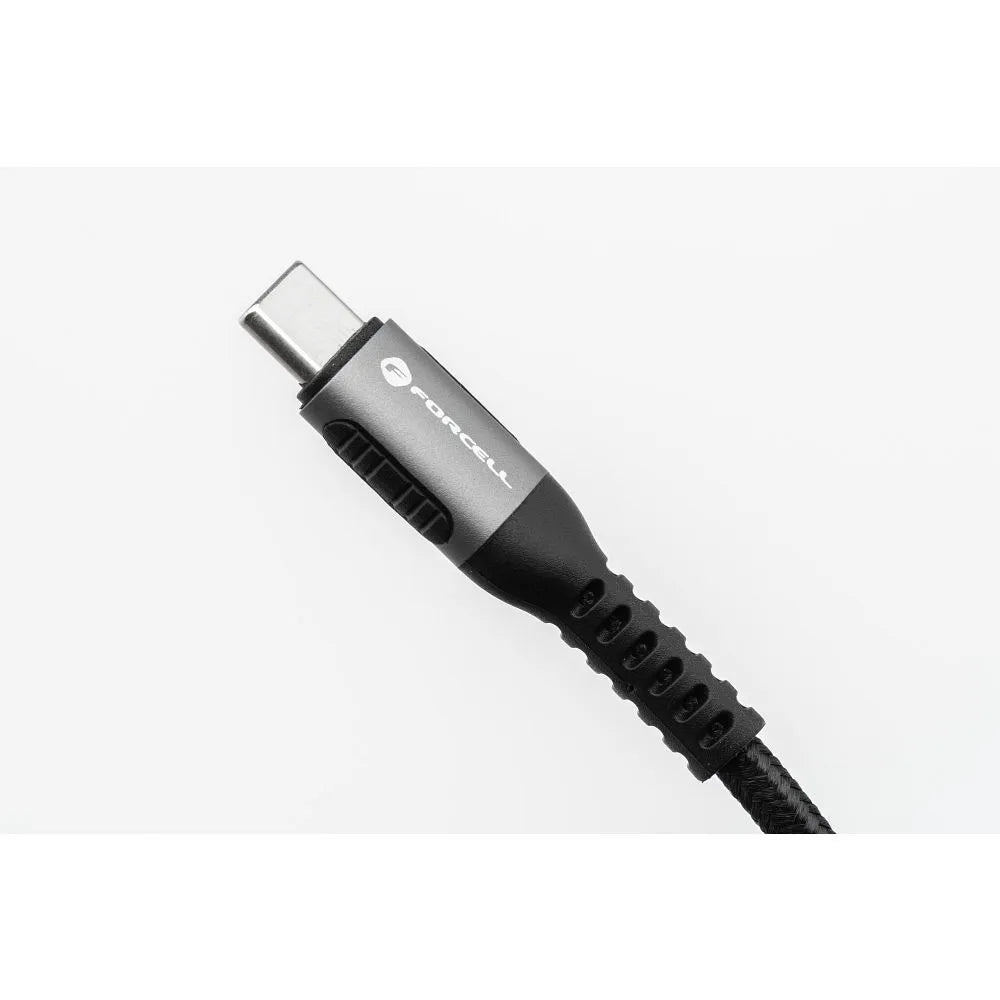 USB C na USB C kabel Forcell F-Energy QC4.0 PD 5A 100W Cafule 0,5 m C260 crni
