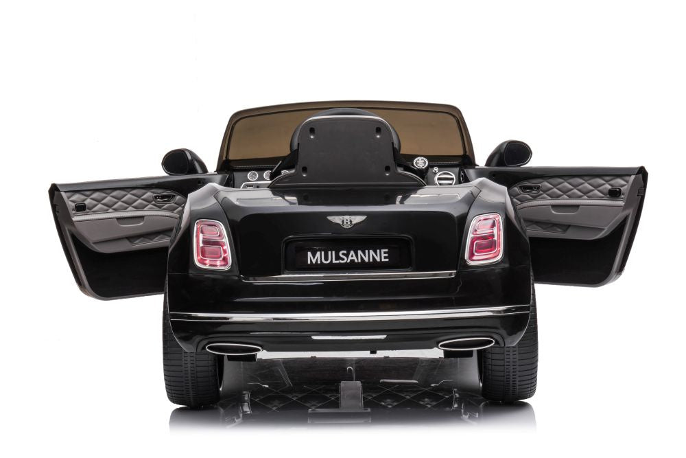 Licencirani auto na akumulator Bentley Mulsanne - crni/lakirani