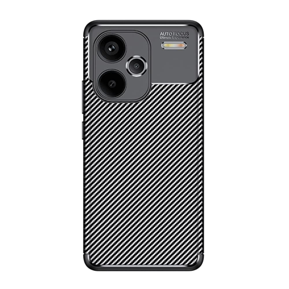 Techsuit – CarbonFiber maska za Xiaomi Redmi Note 13 Pro+ 5G – crna