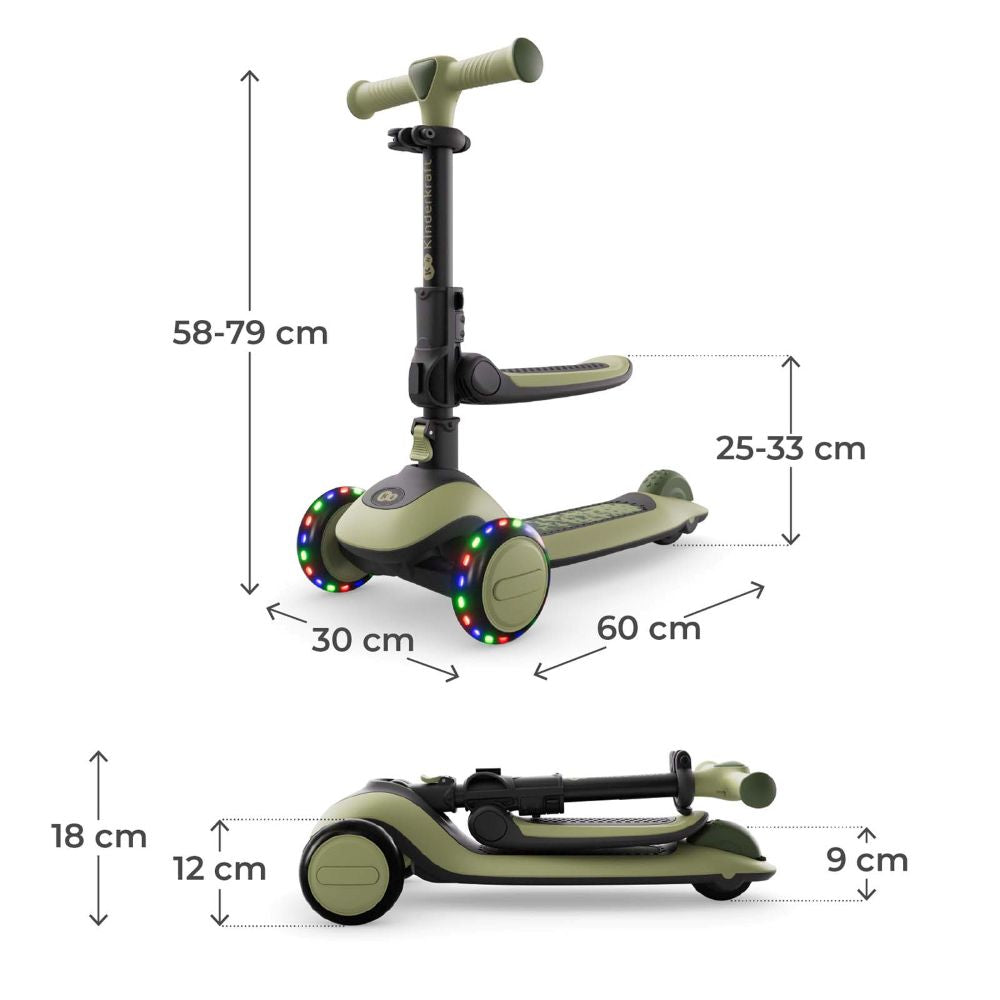 Kinderkraft romobil HALLEY 2, Grassland green