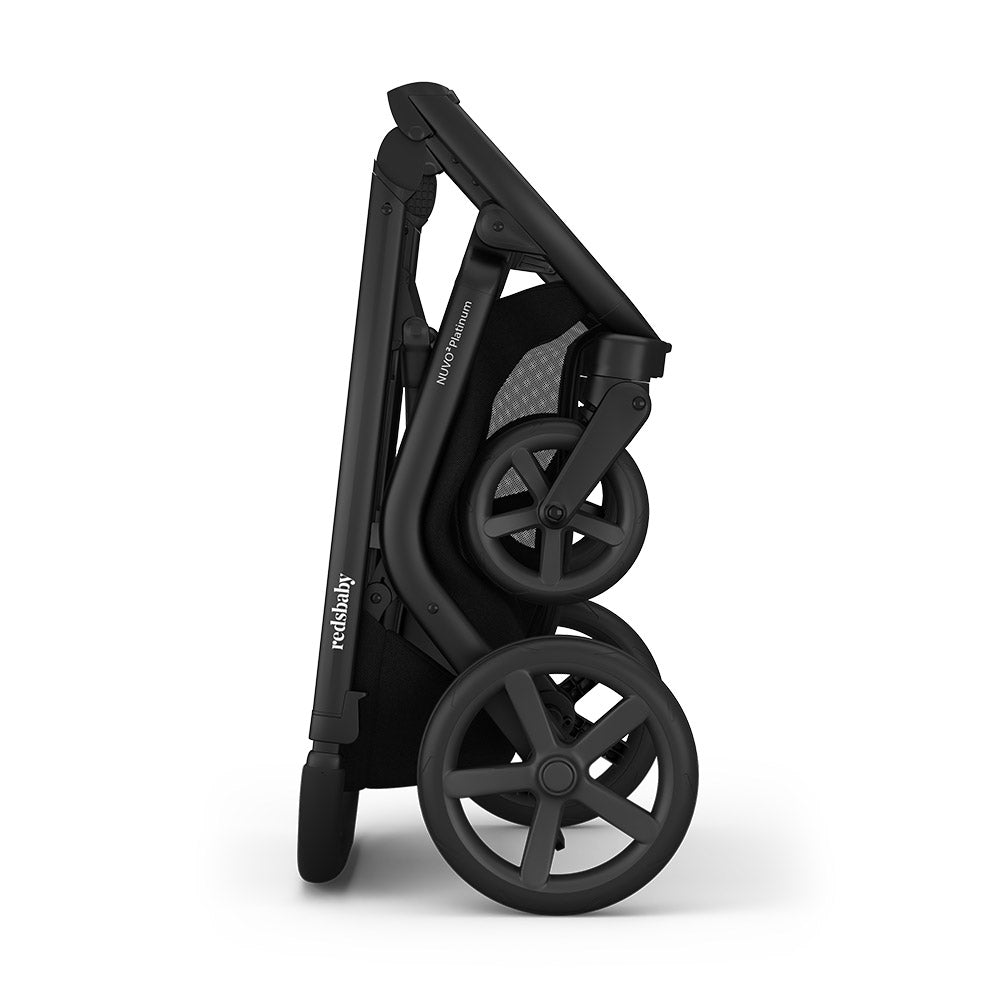 REDSBABY NUVO 2 Single dječja kolica 2u1, Platinum Black
