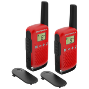 Motorola Walkie Talkie, domet 4 km, 16 kanala, crvena - TLKR T42 RD