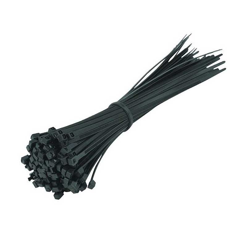 Vezice PVC crne 4,5x300 100 komada