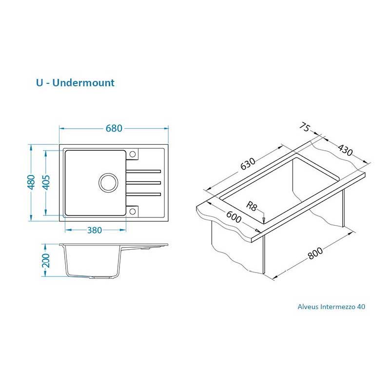ALVEUS SUDOPER INTERMEZZO 40 Concrete G81