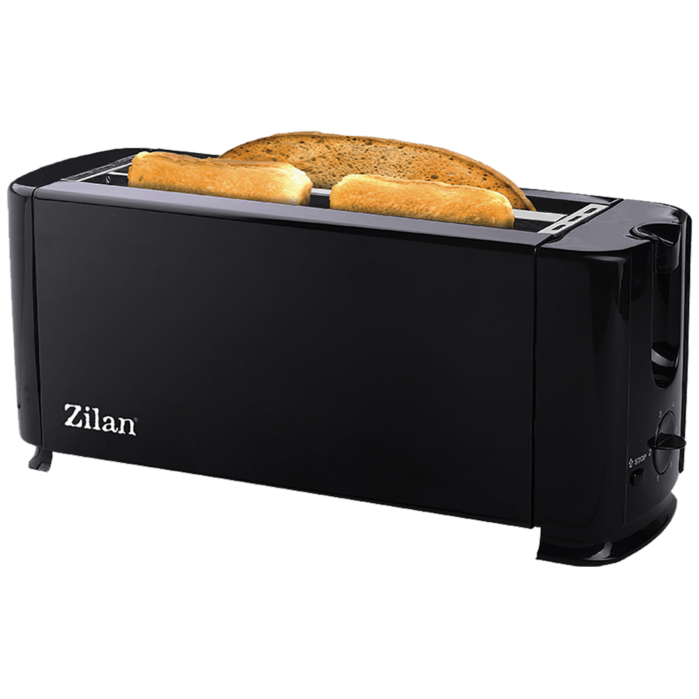 Zilan Toster, 4 šnite kruha, 6 nivoa grijanja, 1000 W, crna - ZLN2706