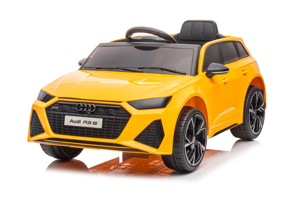 Licencirani auto na akumulator Audi RS6 - žuti