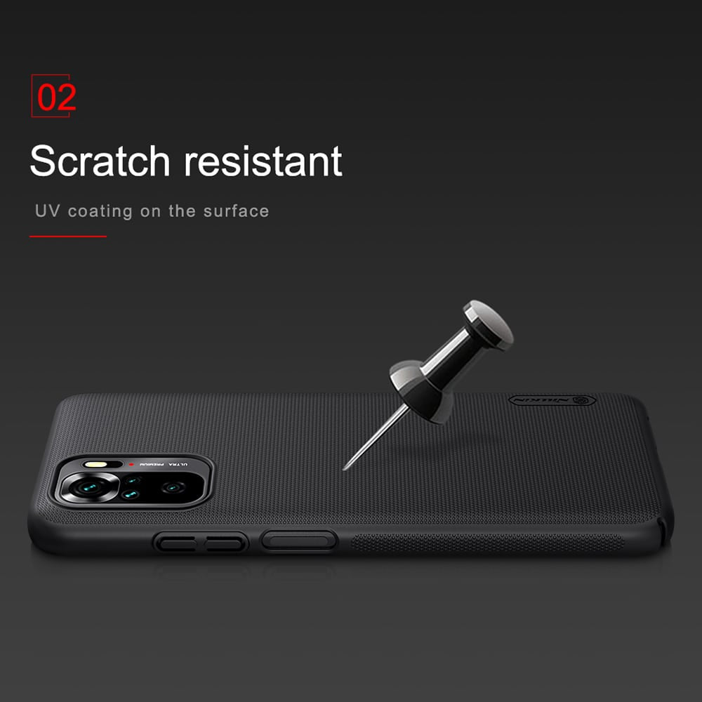 Nillkin - Super Frosted Shield - Xiaomi Redmi Note 10 4G / Note 10S / Poco M5s - crna