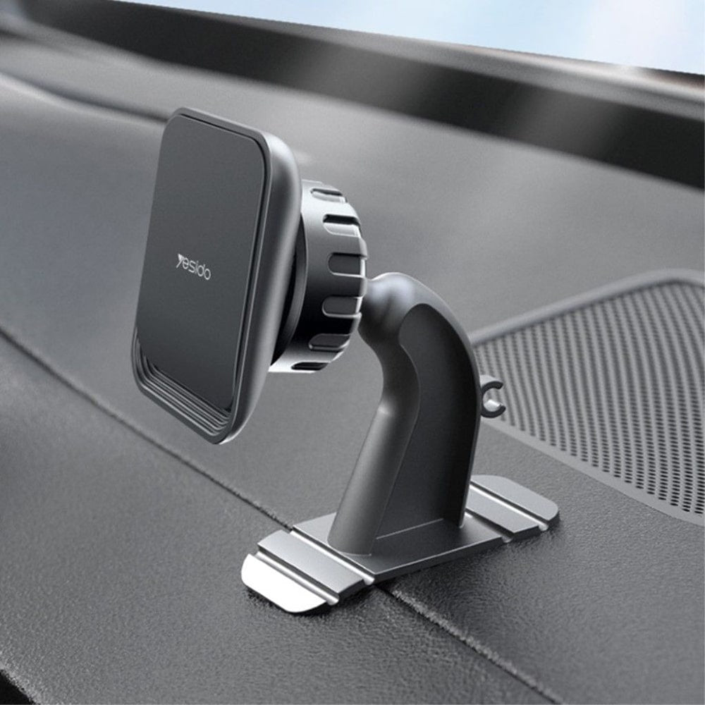 Yesido - Auto držač (C110) - Magnetski držač, kut rotacije 360°, za kontrolnu ploču, ventilacijski otvor - crna