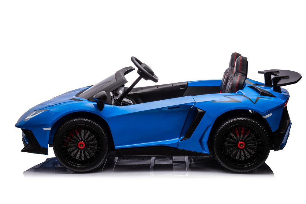 Licencirani auto na akumulator Lamborghini XXL A8803 24V - dvosjed - plavi