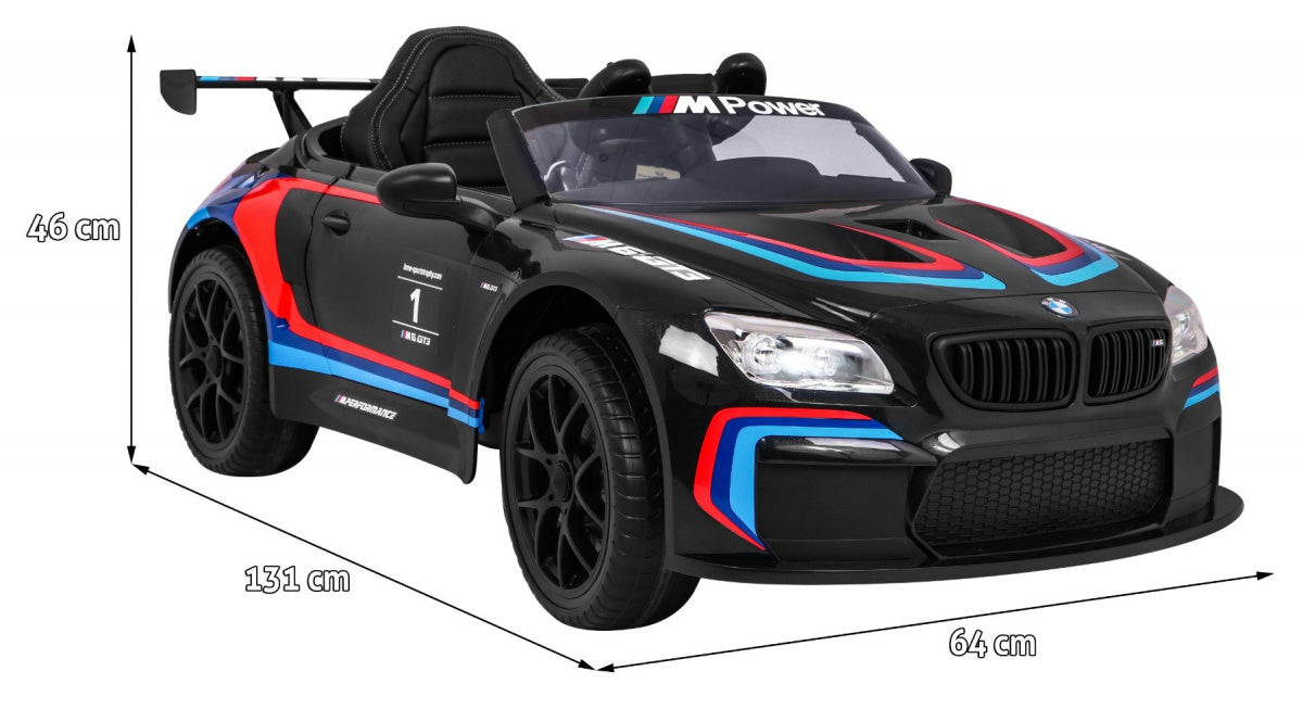 Licencirani auto na akumulator BMW M6 GT3 - crni