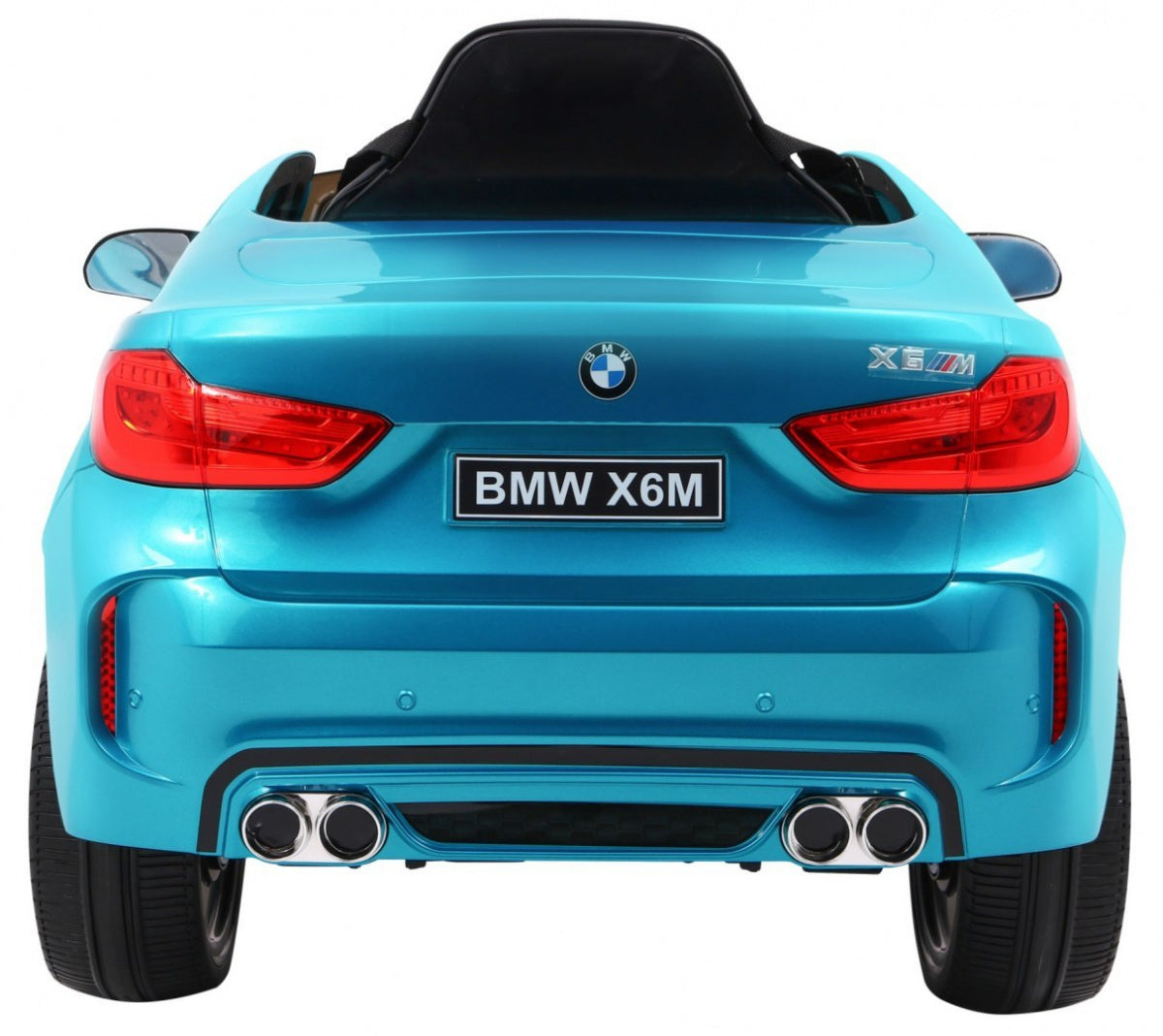 Licencirani auto na akumulator BMW X6M - plavi/lakirani