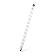Techsuit (JC01) univerzalna stylus olovka - Bijela / srebrna KP31159