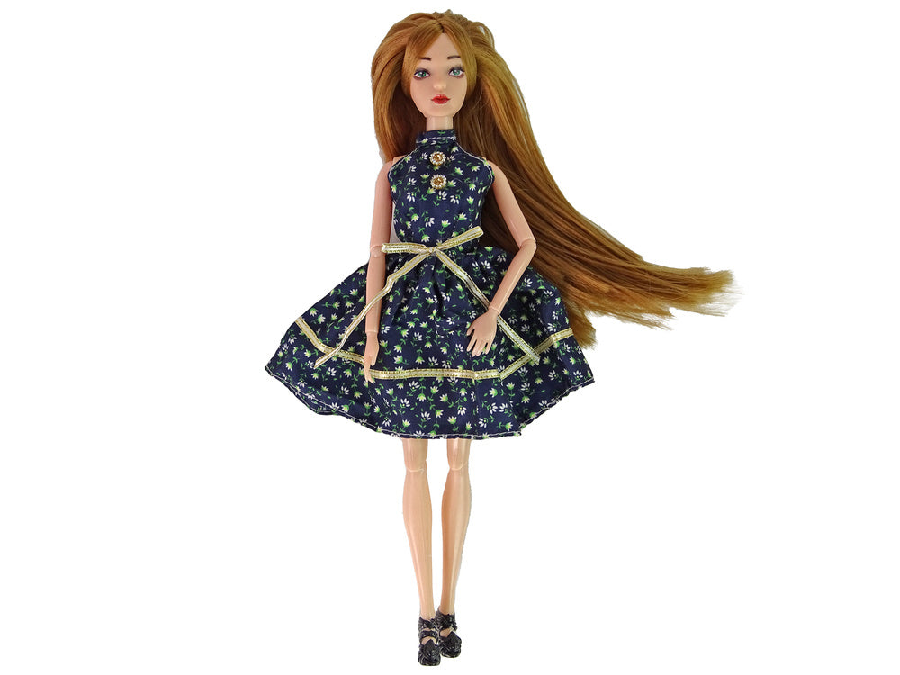 Lutka za igru Emily za modnu reviju sa buketićem - 30 cm