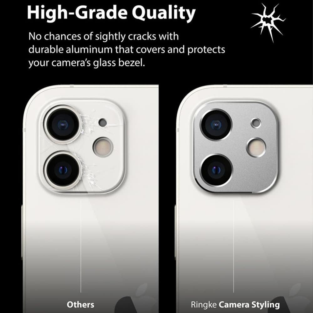 Ringke – Camera Styling za iPhone 12 – boja srebro