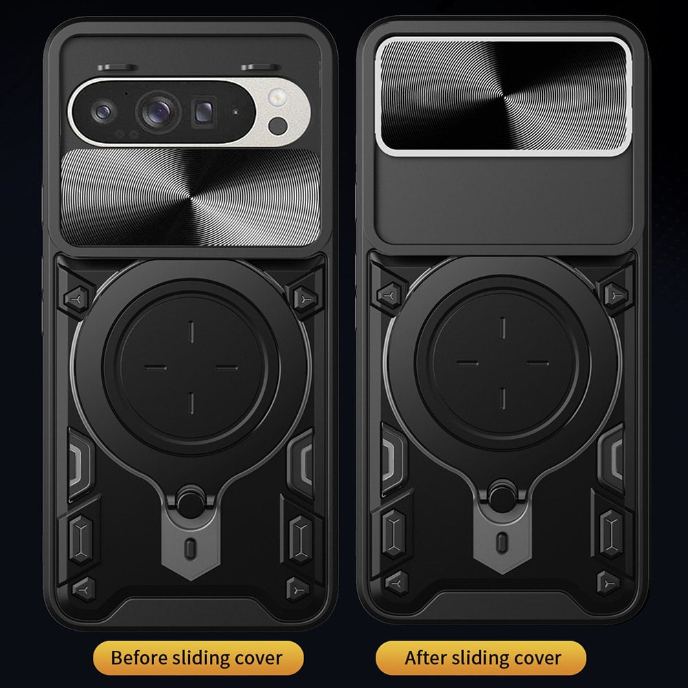 Techsuit - CamGuard Pro zaštitna maska za Google Pixel 9 / 9 Pro - crna