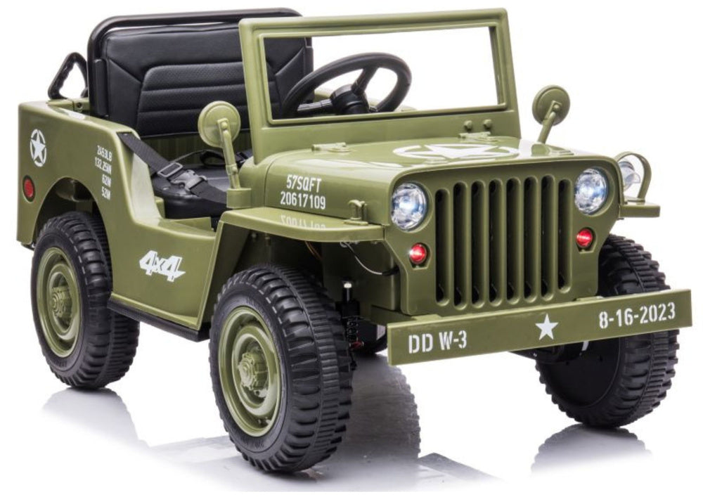 Auto na akumulator JH-103 4x4 - maslinasto/zeleni