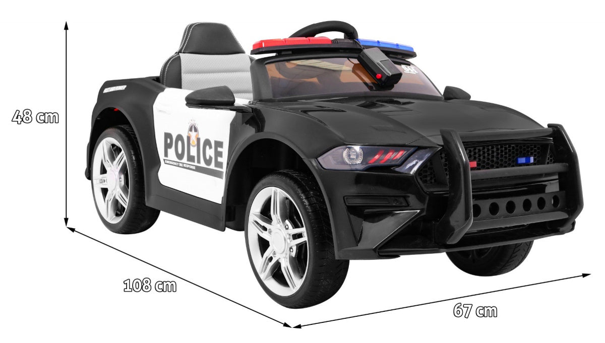 Auto na akumulator GT Sport Police - crni