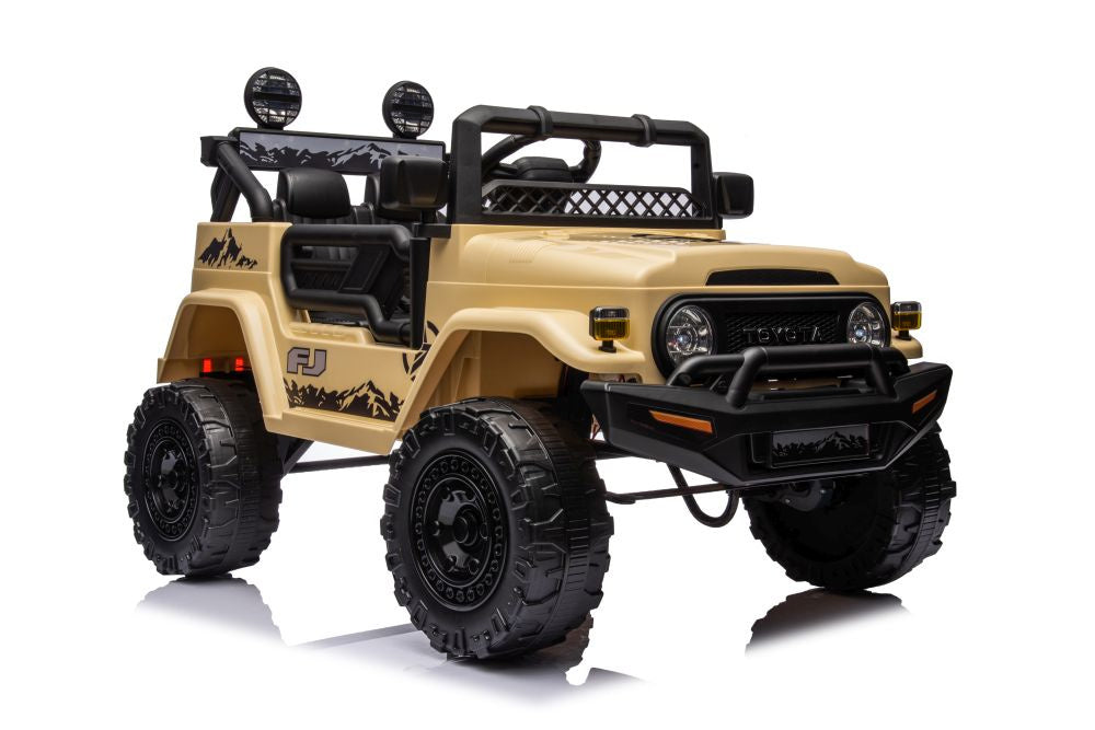 Licencirani auto na akumulator Toyota FJ White 4x4 - khaki