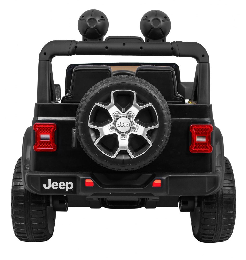 Licencirani auto na akumulator Jeep Wrangler Rubicon 4x4 - crni