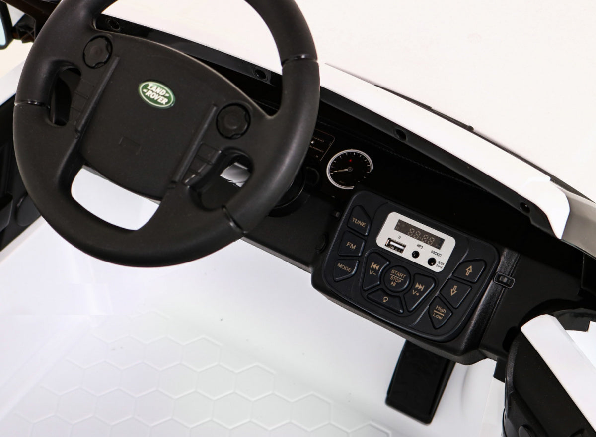 Licencirani auto na akumulator Land Rover Discovery 2 - bijeli