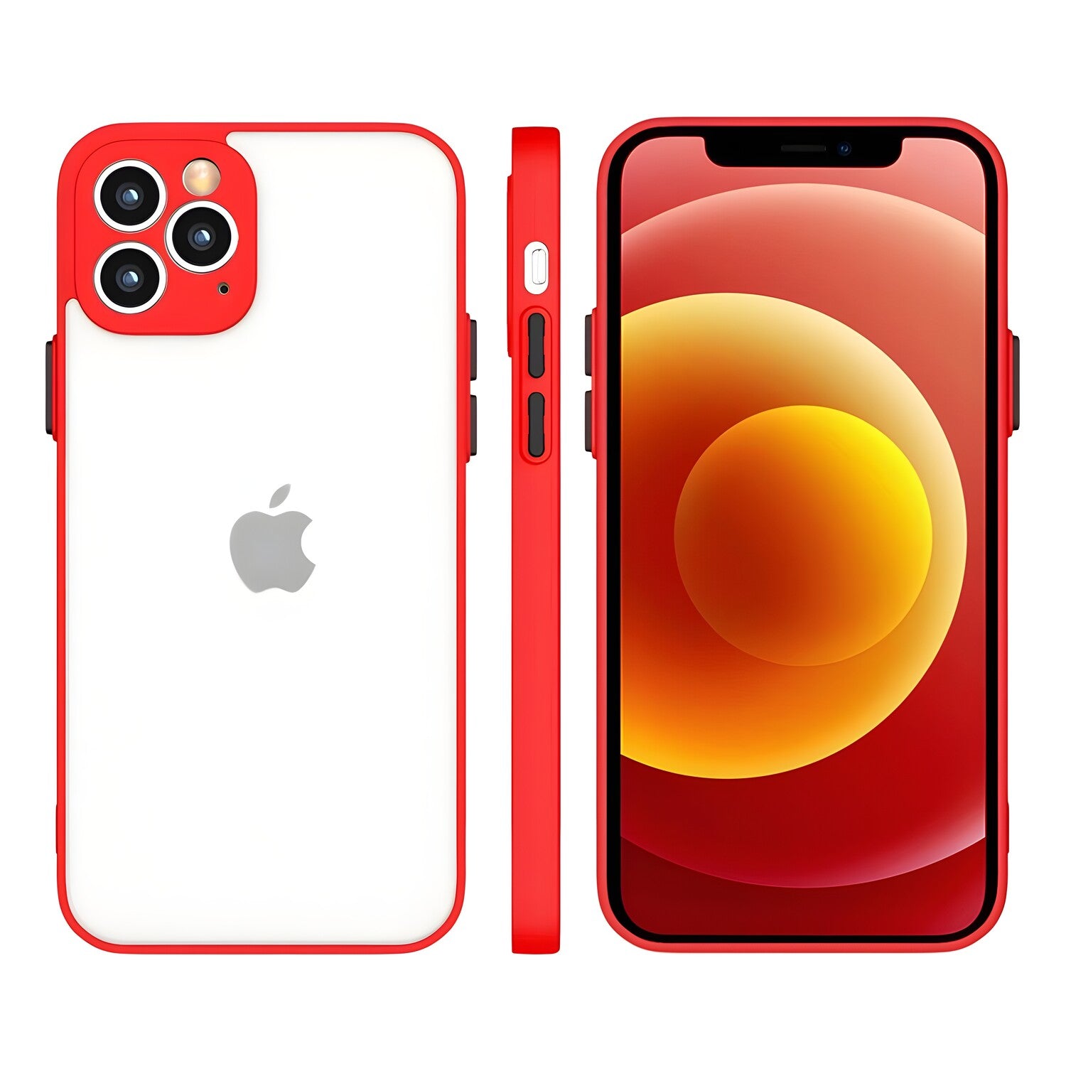 Silikonska fleksibilna futrola Milky Case za Apple iPhone 13 Mini - Crvena KP11794