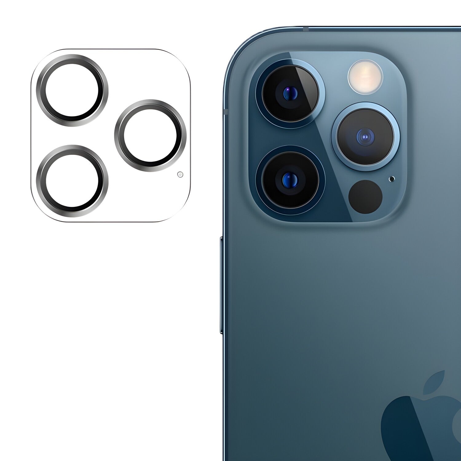 Zaštitno staklo za kameru Joyroom za Apple iPhone 12 Pro - Srebrna KP14020